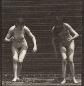 Plate 245 Two women turning around and sitting on the ground — figure reference
